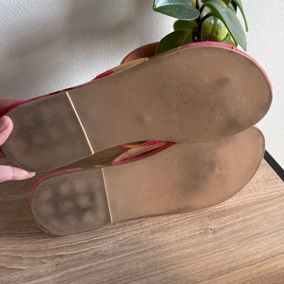 J. Crew Printed Fabric Flip Flop Thong Sandals, 8 - Picture 5 of 6